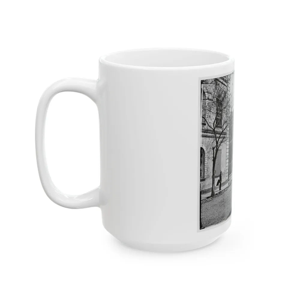 Charleston, S.C. City Hall (80 Broad Street) (U.S. Civil War) White Coffee Mug-Go Mug Yourself