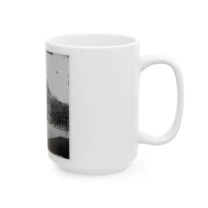 Charleston, S.C. City Hall (80 Broad Street) (U.S. Civil War) White Coffee Mug-Go Mug Yourself