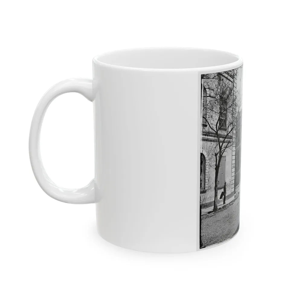 Charleston, S.C. City Hall (80 Broad Street) (U.S. Civil War) White Coffee Mug-Go Mug Yourself