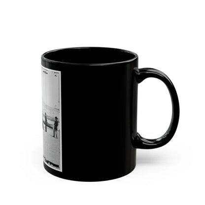 Charleston, S.C. Fort Sumter, From The Sand-Bar (U.S. Civil War) Black Coffee Mug-Go Mug Yourself