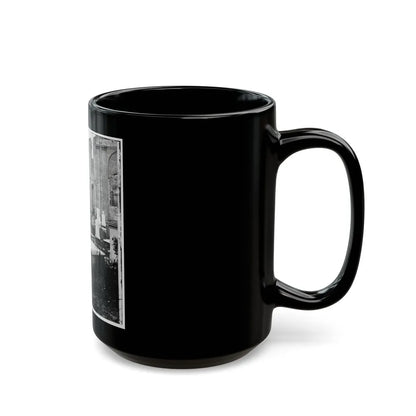 Charleston, S.C. Graveyard Of The Ruined Circular Church (U.S. Civil War) Black Coffee Mug-Go Mug Yourself