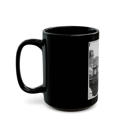 Charleston, S.C. Graveyard Of The Ruined Circular Church (U.S. Civil War) Black Coffee Mug-Go Mug Yourself