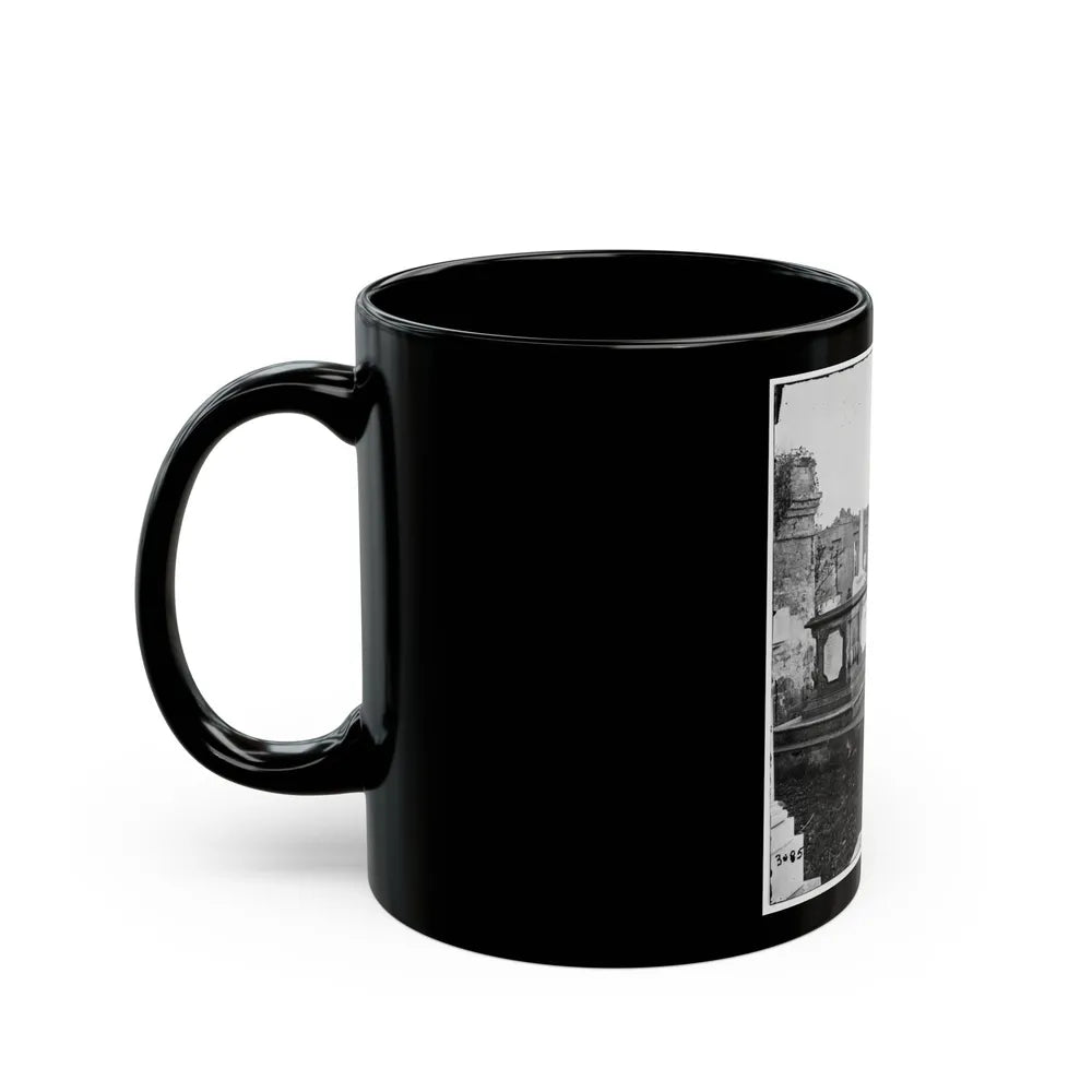 Charleston, S.C. Graveyard Of The Ruined Circular Church (U.S. Civil War) Black Coffee Mug-Go Mug Yourself