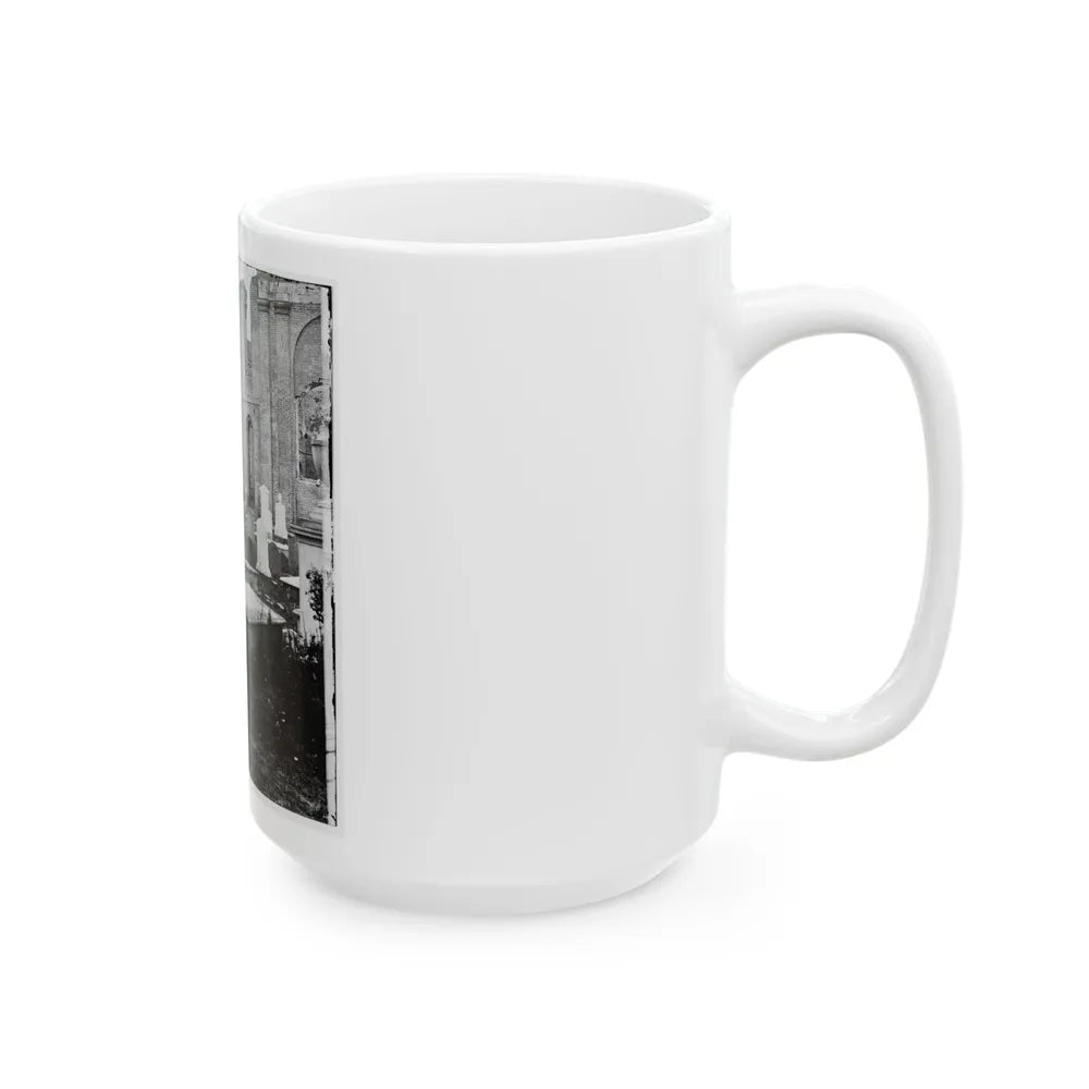 Charleston, S.C. Graveyard Of The Ruined Circular Church (U.S. Civil War) White Coffee Mug-Go Mug Yourself