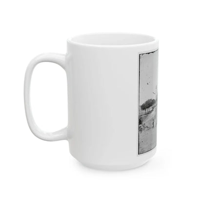 Charleston, S.C. Gun On The Point Battery (U.S. Civil War) White Coffee Mug-Go Mug Yourself