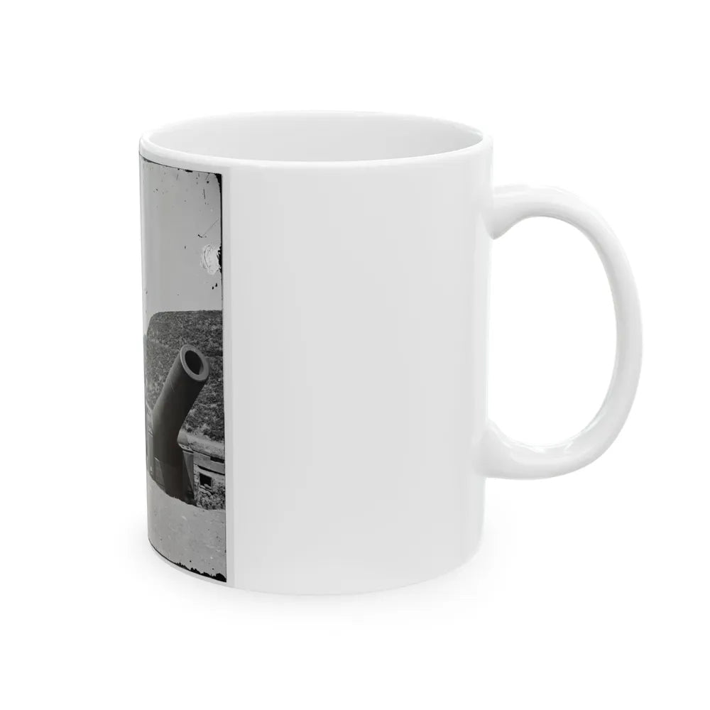 Charleston, S.C. Gun On The Point Battery (U.S. Civil War) White Coffee Mug-Go Mug Yourself