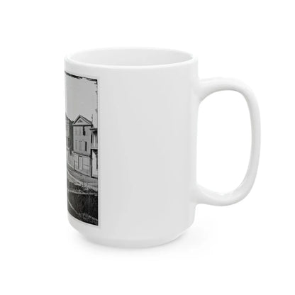 Charleston, S.C. Hibernian Hall (With Columns; 105 Meeting Street), Place Of Meeting After The Burning Of Secession Hall (U.S. Civil War) White Coffee Mug-Go Mug Yourself