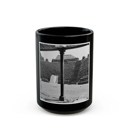 Charleston, S.C. Interior View Of Castle Pinckney (U.S. Civil War) Black Coffee Mug-15oz-Go Mug Yourself