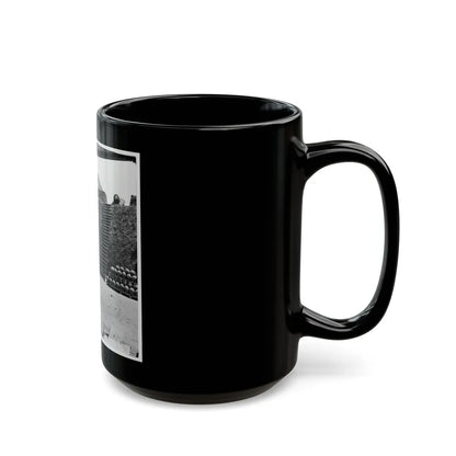 Charleston, S.C. Interior View Of Castle Pinckney (U.S. Civil War) Black Coffee Mug-Go Mug Yourself