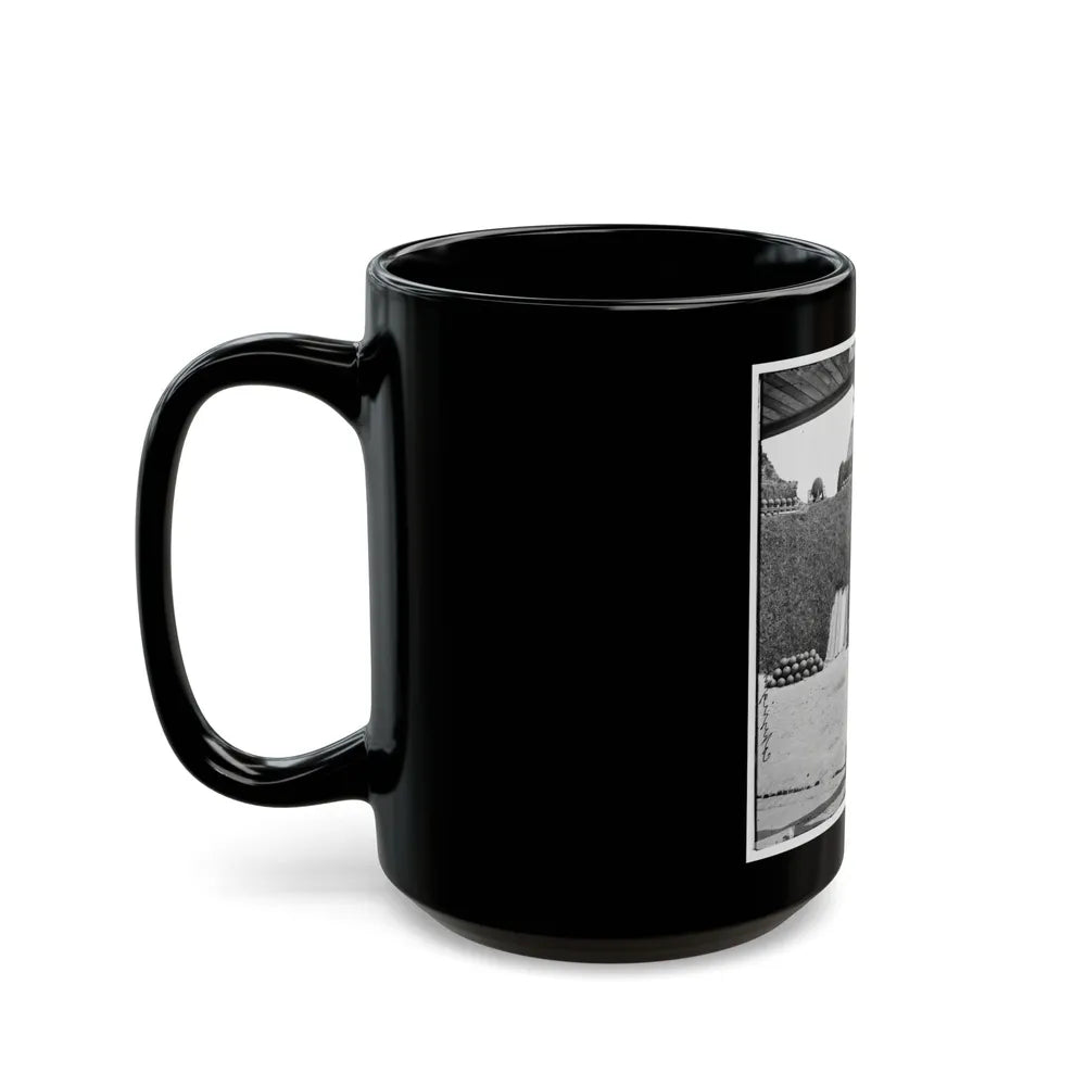 Charleston, S.C. Interior View Of Castle Pinckney (U.S. Civil War) Black Coffee Mug-Go Mug Yourself