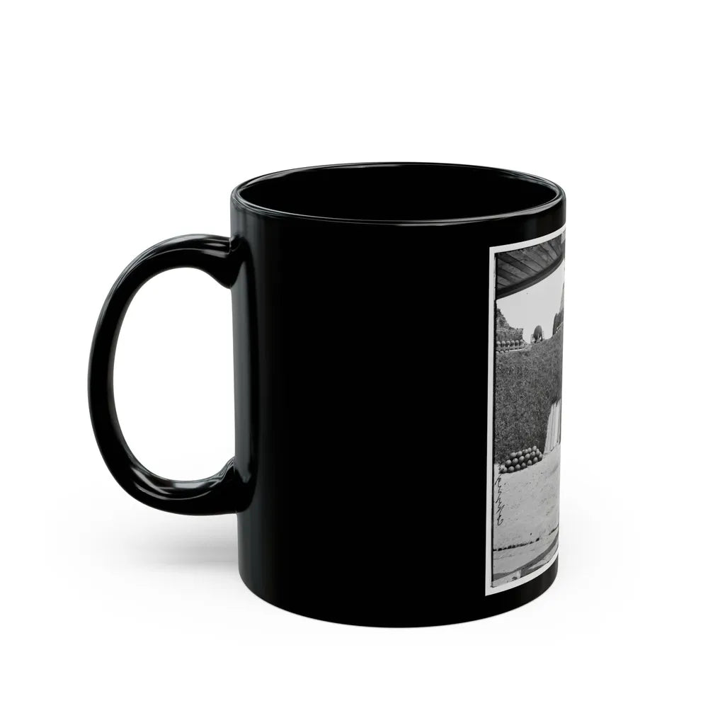 Charleston, S.C. Interior View Of Castle Pinckney (U.S. Civil War) Black Coffee Mug-Go Mug Yourself