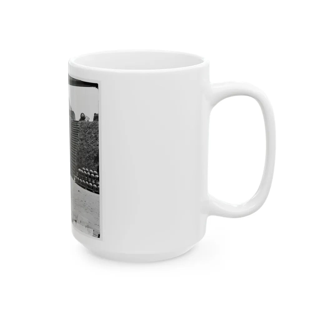 Charleston, S.C. Interior View Of Castle Pinckney (U.S. Civil War) White Coffee Mug-Go Mug Yourself