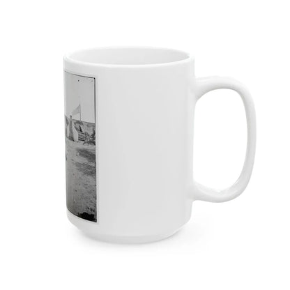 Charleston, S.C. Interior View Of Fort Johnson, With Stacks Of Shot (U.S. Civil War) White Coffee Mug-Go Mug Yourself