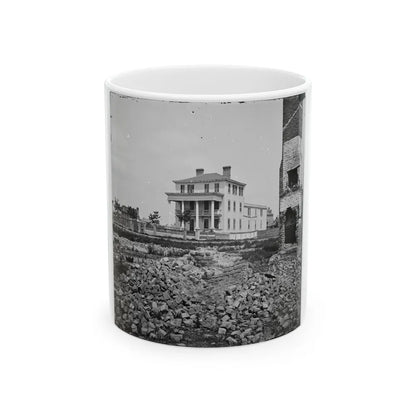 Charleston, S.C. O'connor House (180 Broad Street), In Which Union Officers Were Confined Under Fire (U.S. Civil War) White Coffee Mug-11oz-Go Mug Yourself