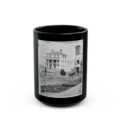 Charleston, S.C. O'connor House; Another View (U.S. Civil War) Black Coffee Mug-15oz-Go Mug Yourself