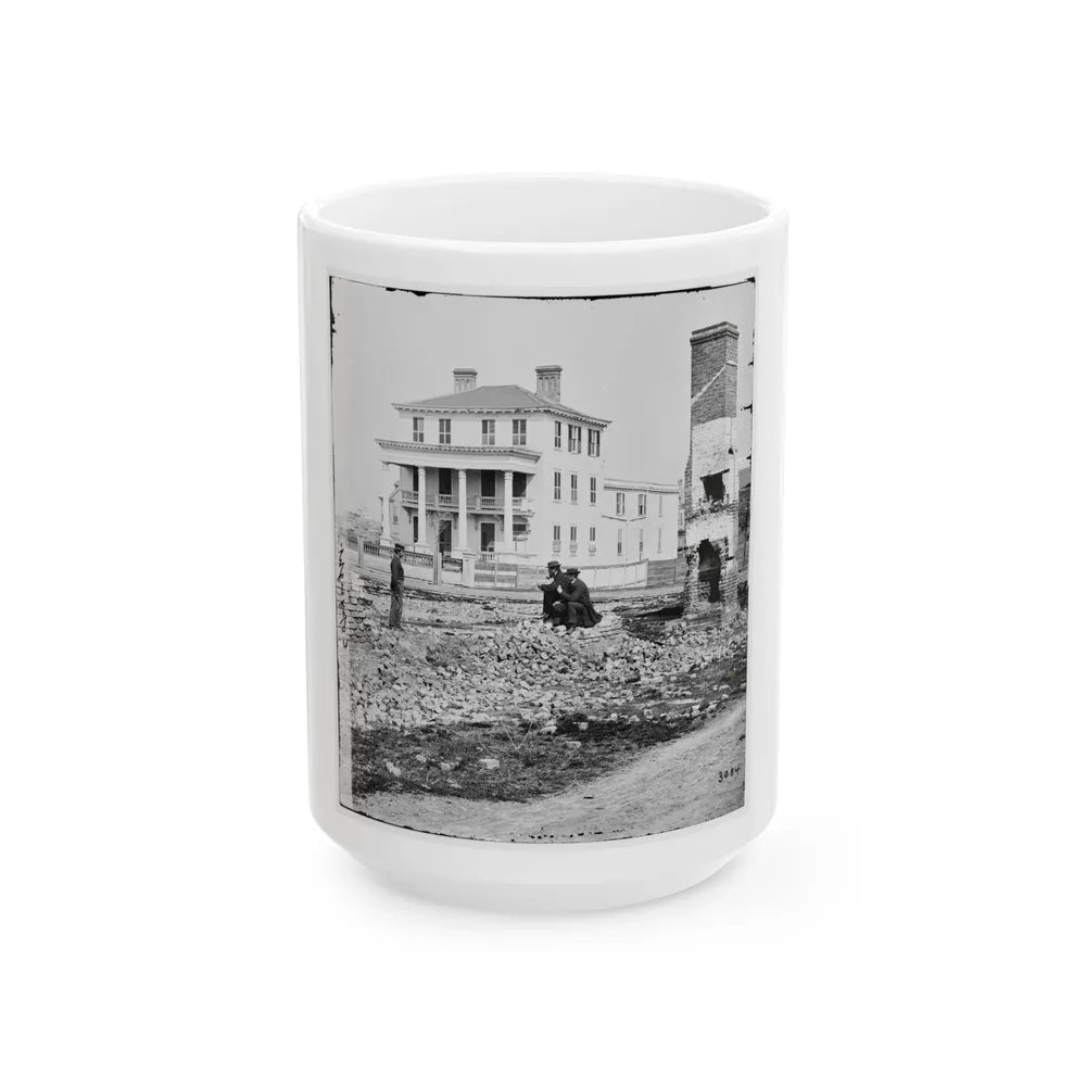 Charleston, S.C. O'connor House; Another View (U.S. Civil War) White Coffee Mug-15oz-Go Mug Yourself