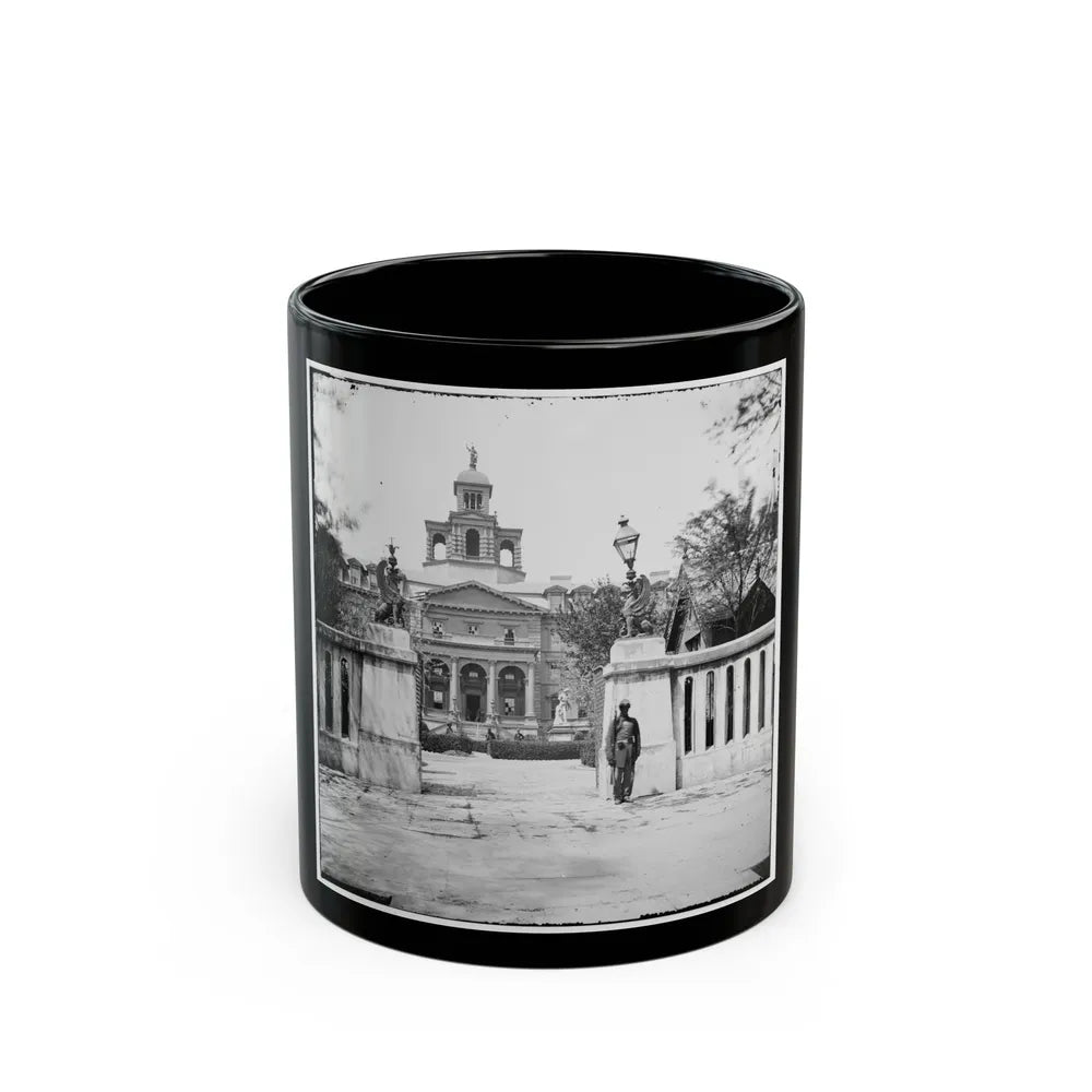 Charleston, S.C. Orphan Asylum (160 Calhoun Street) (U.S. Civil War) Black Coffee Mug-11oz-Go Mug Yourself