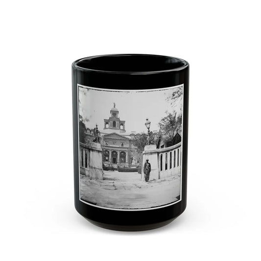 Charleston, S.C. Orphan Asylum (160 Calhoun Street) (U.S. Civil War) Black Coffee Mug-15oz-Go Mug Yourself