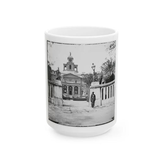 Charleston, S.C. Orphan Asylum (160 Calhoun Street) (U.S. Civil War) White Coffee Mug-15oz-Go Mug Yourself