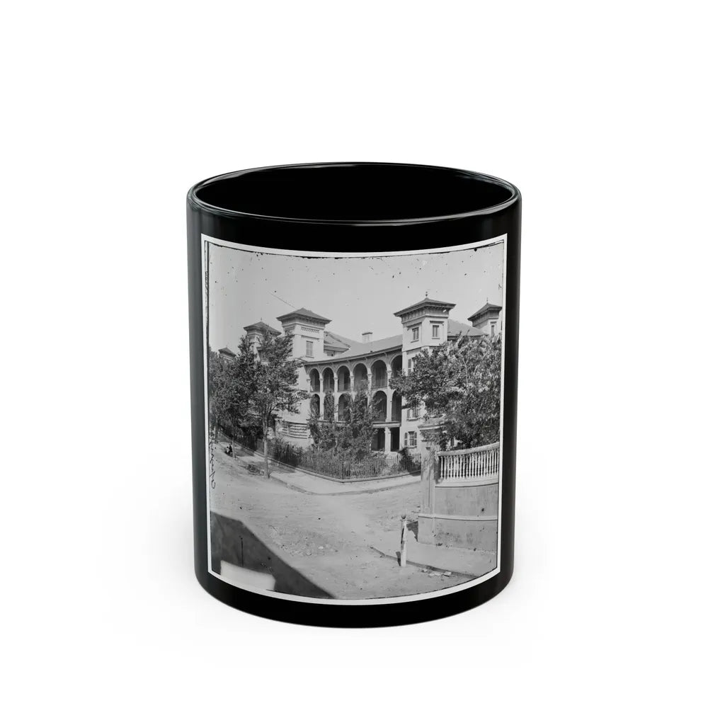 Charleston, S.C. Roper's Hospital; A Closer View (U.S. Civil War) Black Coffee Mug-11oz-Go Mug Yourself