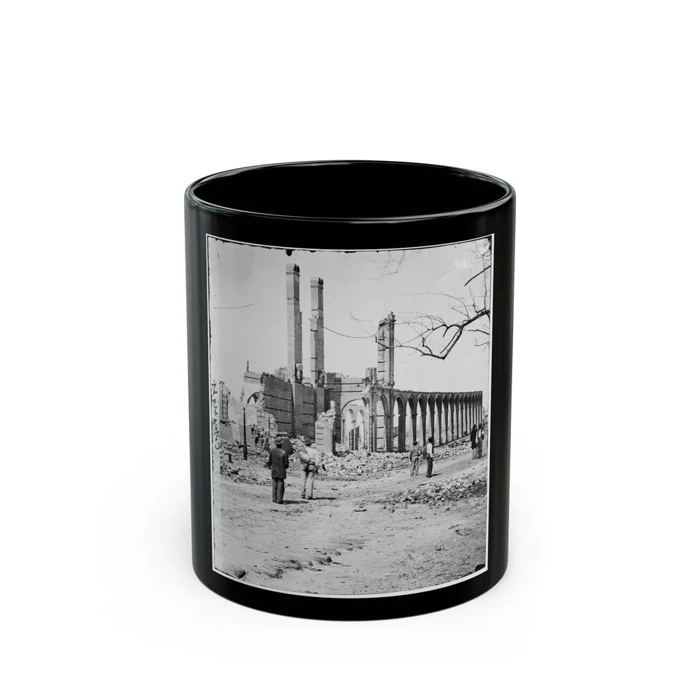 Charleston, S.C. Ruins Of The North Eastern Railroad Depot (U.S. Civil War) Black Coffee Mug-11oz-Go Mug Yourself