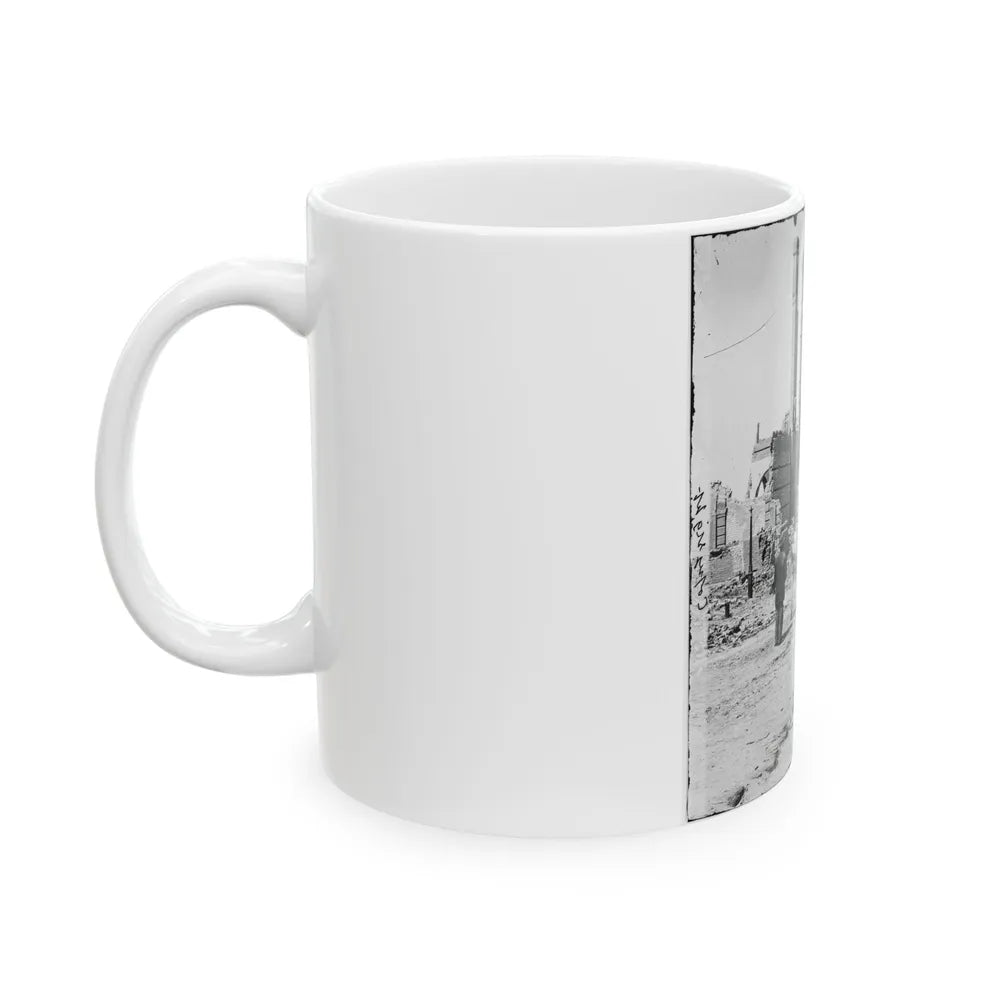 Charleston, S.C. Ruins Of The North Eastern Railroad Depot (U.S. Civil War) White Coffee Mug-Go Mug Yourself