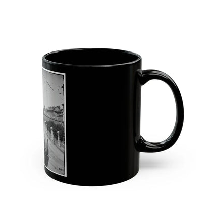 Charleston, S.C. South Battery; Dismantled Blakely Gun In Foreground (U.S. Civil War) Black Coffee Mug-Go Mug Yourself