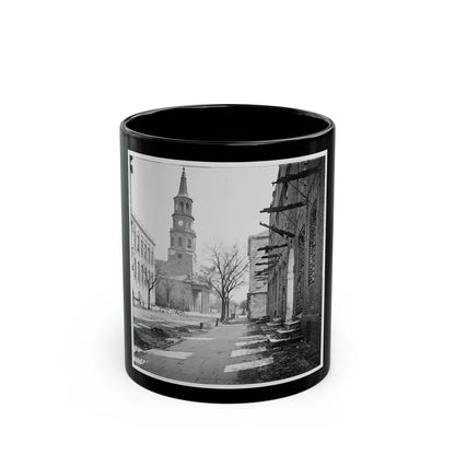 Charleston, S.C. St. Michael's Church (U.S. Civil War) Black Coffee Mug-11oz-Go Mug Yourself