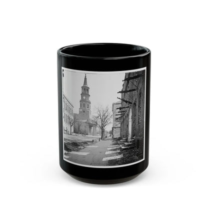 Charleston, S.C. St. Michael's Church (U.S. Civil War) Black Coffee Mug-15oz-Go Mug Yourself