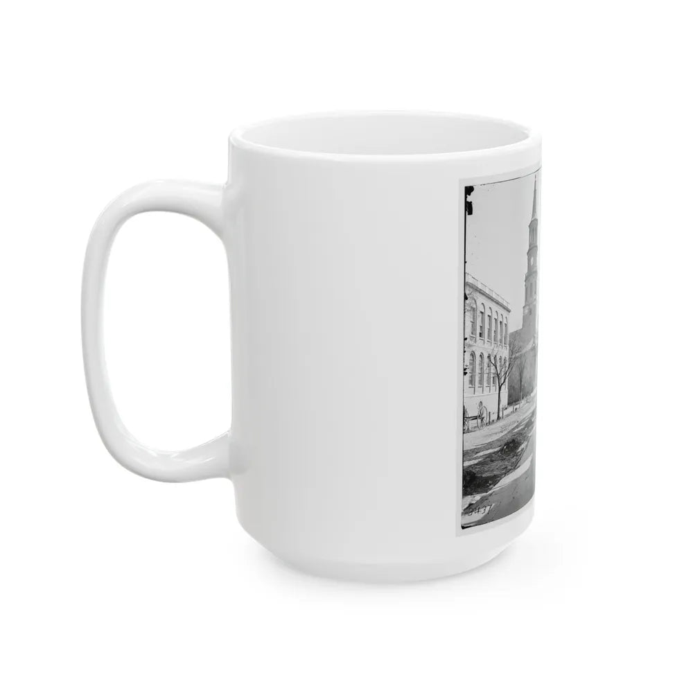 Charleston, S.C. St. Michael's Church (U.S. Civil War) White Coffee Mug-Go Mug Yourself