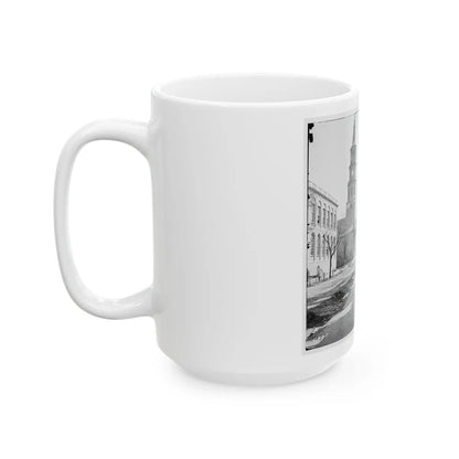 Charleston, S.C. St. Michael's Church (U.S. Civil War) White Coffee Mug-Go Mug Yourself