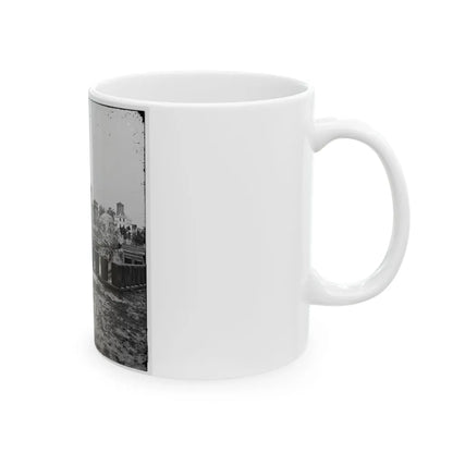 Charleston, S.C. The Citadel Seen Across Marion Square (U.S. Civil War) White Coffee Mug-Go Mug Yourself