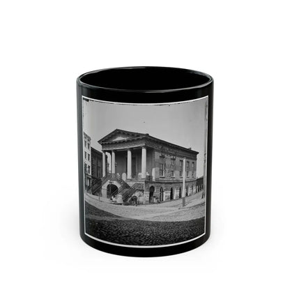 Charleston, S.C. The Old Market House (188 Meeting Street) (U.S. Civil War) Black Coffee Mug-11oz-Go Mug Yourself