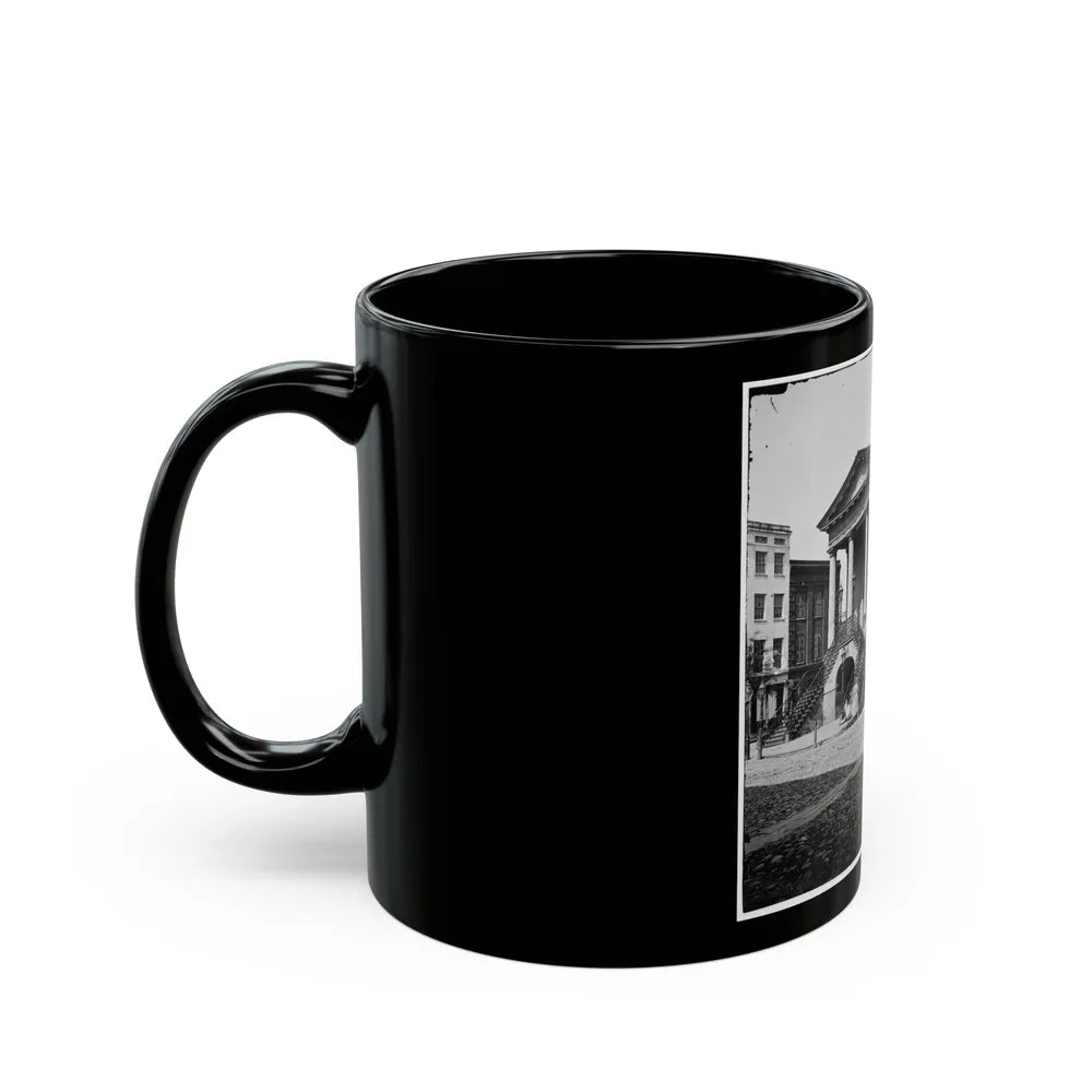 Charleston, S.C. The Old Market House (188 Meeting Street) (U.S. Civil War) Black Coffee Mug-Go Mug Yourself