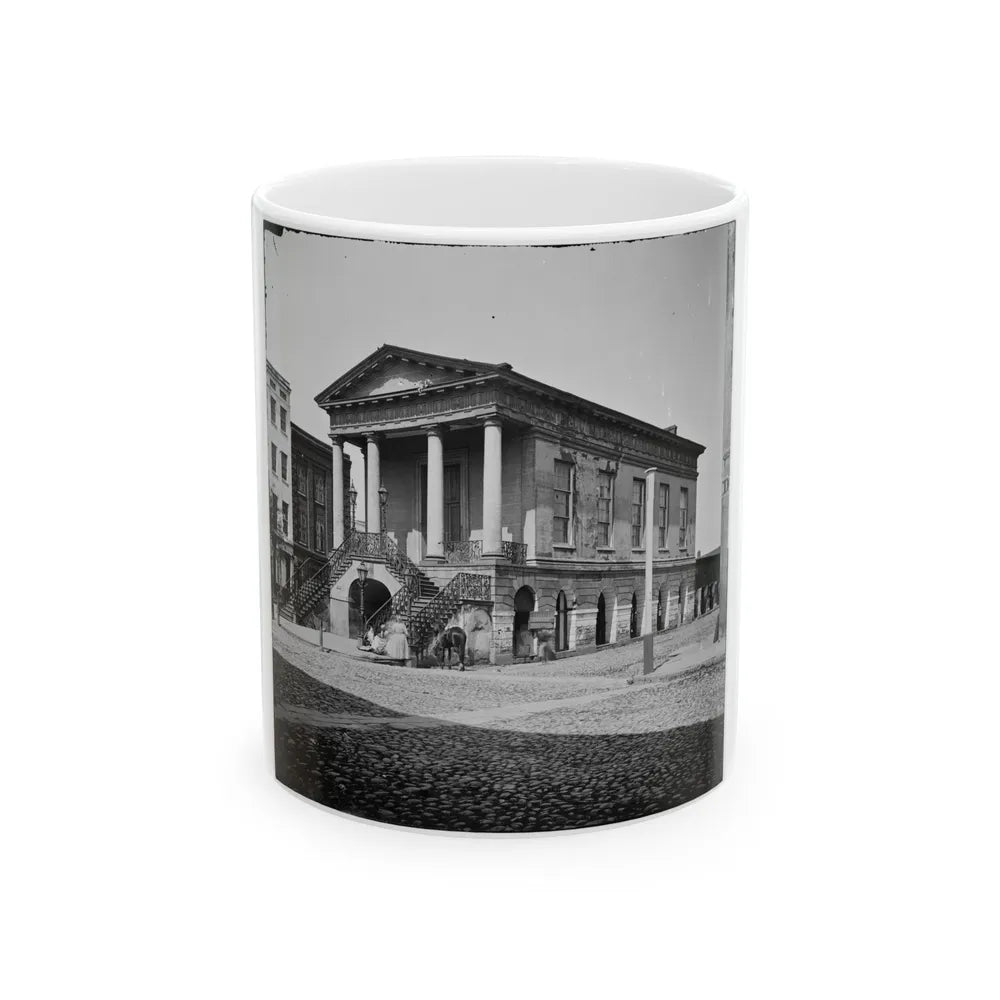 Charleston, S.C. The Old Market House (188 Meeting Street) (U.S. Civil War) White Coffee Mug-11oz-Go Mug Yourself