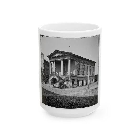 Charleston, S.C. The Old Market House (188 Meeting Street) (U.S. Civil War) White Coffee Mug-15oz-Go Mug Yourself