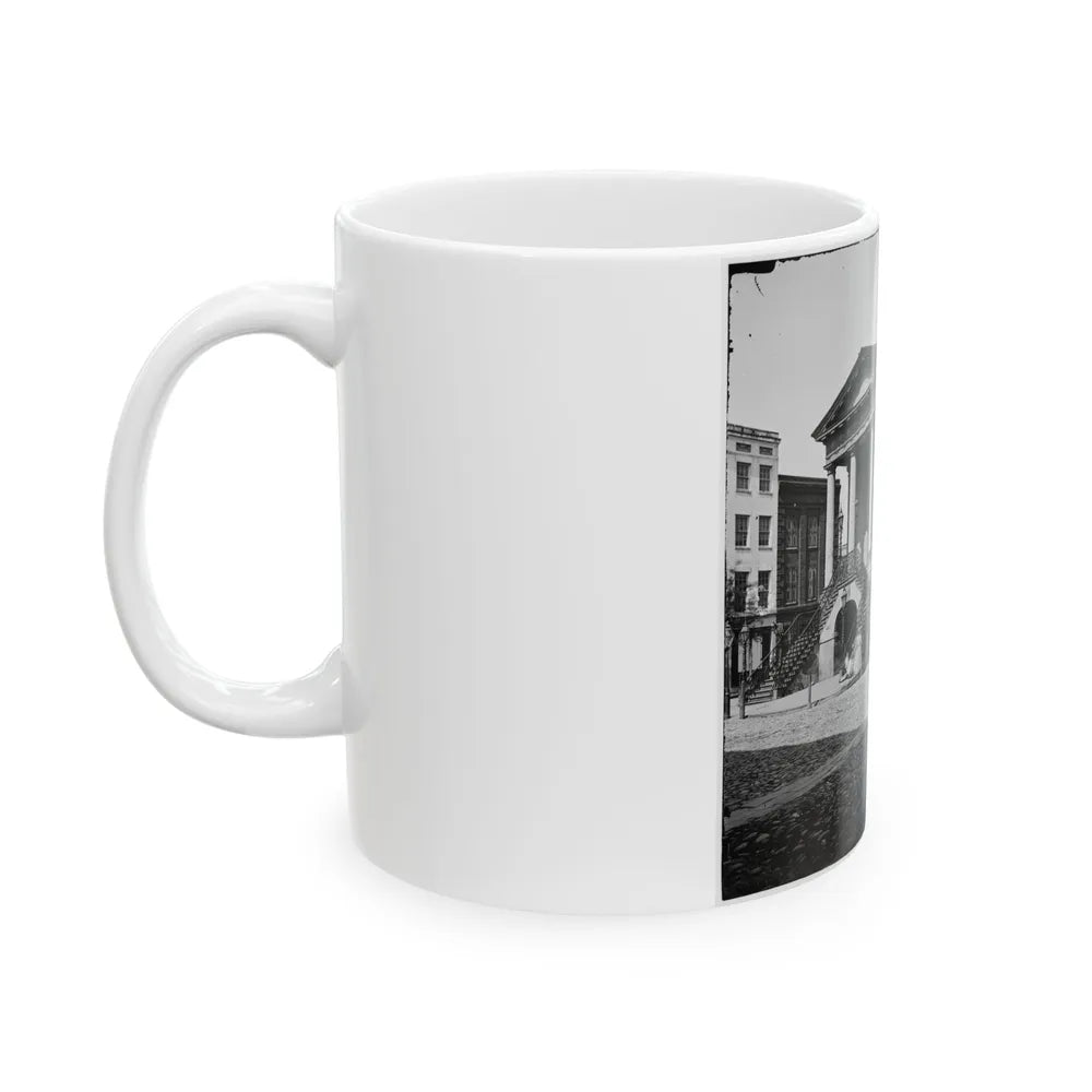 Charleston, S.C. The Old Market House (188 Meeting Street) (U.S. Civil War) White Coffee Mug-Go Mug Yourself