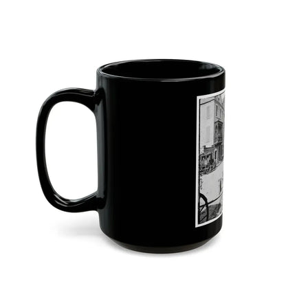 Charleston, S.C. Archibald Mcleish's Vulcan Iron Works And Other Houses On Cumberland Street (U.S. Civil War) Black Coffee Mug - Go Mug Yourself