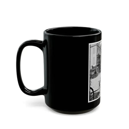 Charleston, S.C. Archibald Mcleish's Vulcan Iron Works And Other Houses On Cumberland Street (U.S. Civil War) Black Coffee Mug - Go Mug Yourself