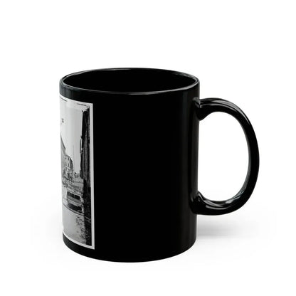 Charleston, S.C. Archibald Mcleish's Vulcan Iron Works And Other Houses On Cumberland Street (U.S. Civil War) Black Coffee Mug - Go Mug Yourself