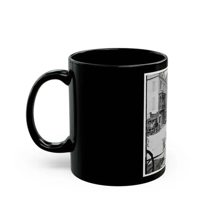 Charleston, S.C. Archibald Mcleish's Vulcan Iron Works And Other Houses On Cumberland Street (U.S. Civil War) Black Coffee Mug - Go Mug Yourself