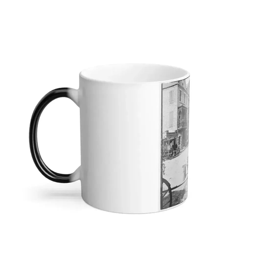 Charleston, S.C. Archibald Mcleish's Vulcan Iron Works and Other Houses on Cumberland Street (U.S. Civil War) Color Changing Coffee Mug 11oz - Go Mug Yourself