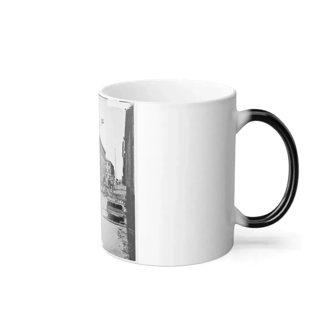 Charleston, S.C. Archibald Mcleish's Vulcan Iron Works and Other Houses on Cumberland Street (U.S. Civil War) Color Changing Coffee Mug 11oz - Go Mug Yourself