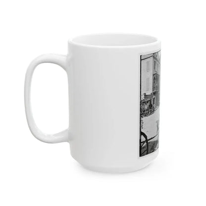 Charleston, S.C. Archibald Mcleish's Vulcan Iron Works And Other Houses On Cumberland Street (U.S. Civil War) White Coffee Mug - Go Mug Yourself