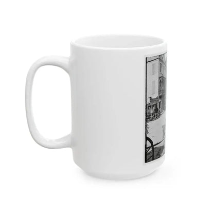 Charleston, S.C. Archibald Mcleish's Vulcan Iron Works And Other Houses On Cumberland Street (U.S. Civil War) White Coffee Mug - Go Mug Yourself