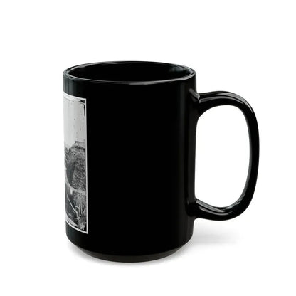 Charleston, S.C. Battery Of Confederate Fort Johnson; Fort Sumter In Distance (U.S. Civil War) Black Coffee Mug - Go Mug Yourself