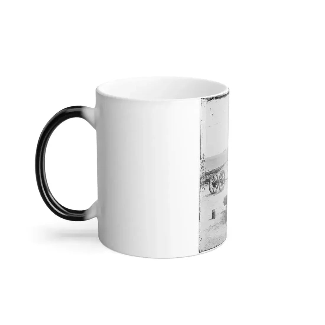 Charleston, S.C. Battery of Confederate Fort Johnson; Fort Sumter in Distance (U.S. Civil War) Color Changing Coffee Mug 11oz - Go Mug Yourself
