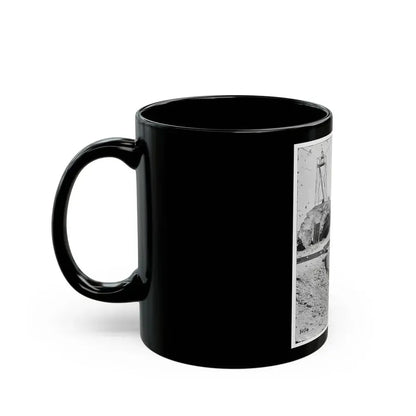 Charleston, S.C. Beacon On Parapet Of Fort Sumter (U.S. Civil War) Black Coffee Mug - Go Mug Yourself