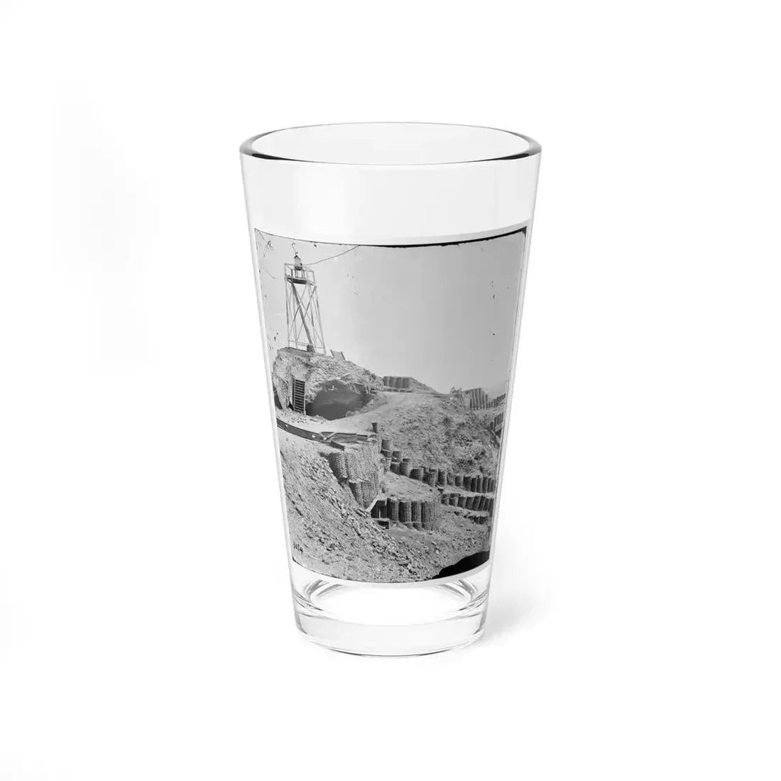 Charleston, S.C. Beacon On Parapet Of Fort Sumter (U.S. Civil War) Pint Glass 16oz 16oz - Go Mug Yourself
