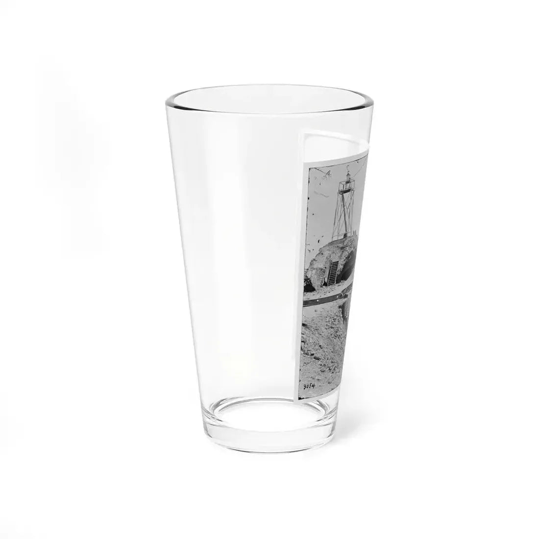 Charleston, S.C. Beacon On Parapet Of Fort Sumter (U.S. Civil War) Pint Glass 16oz - Go Mug Yourself